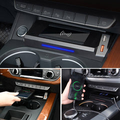 <h2>Cargador inalámbrico Audi A4/A5 2017-2023 con carga rápida de 15W</h2> 
