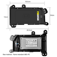 Toyota Cargador inalámbrico para móvil Land Cruiser LC300 2022-2023 con carga rápida de 15W 