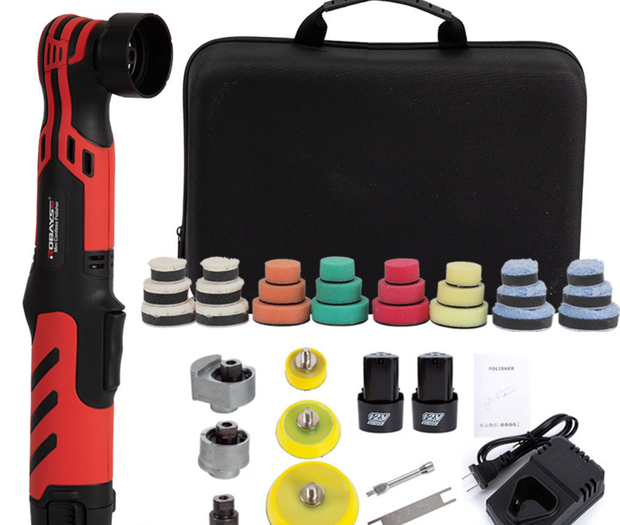 Mini pulidora inalámbrica 12V – 24 piezas con 2 baterías 