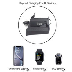 Cargador inalámbrico para móvil Cadillac CT4 2020-2023 con carga rápida de 15W 