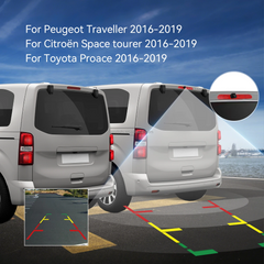 Cámara de marcha atrás para Peugeot / Citroën / Toyota (2016–2019) 
