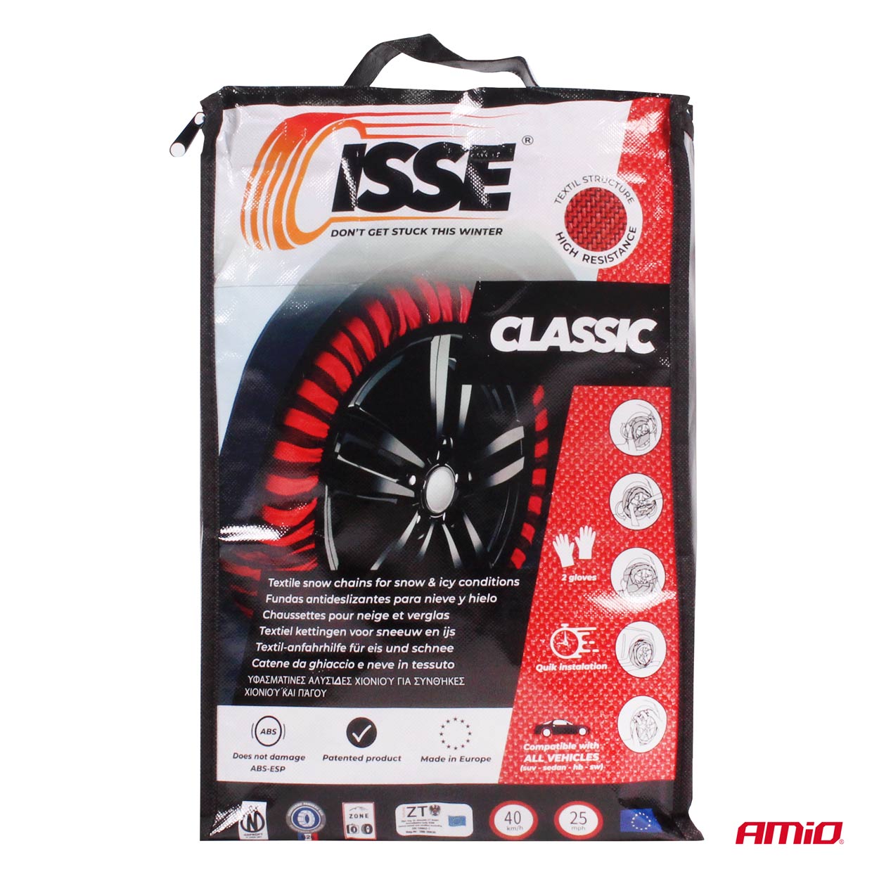 Cadenas de nieve textiles Isse Classic