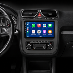 VW, Skoda y Seat 2006-2015 – radio de coche 9” con Apple CarPlay y Android Auto inalámbricos 