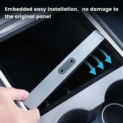 USB Hub til Tesla Model 3/Y (2021–2023) med let installation og beskyttelse af det originale panel.