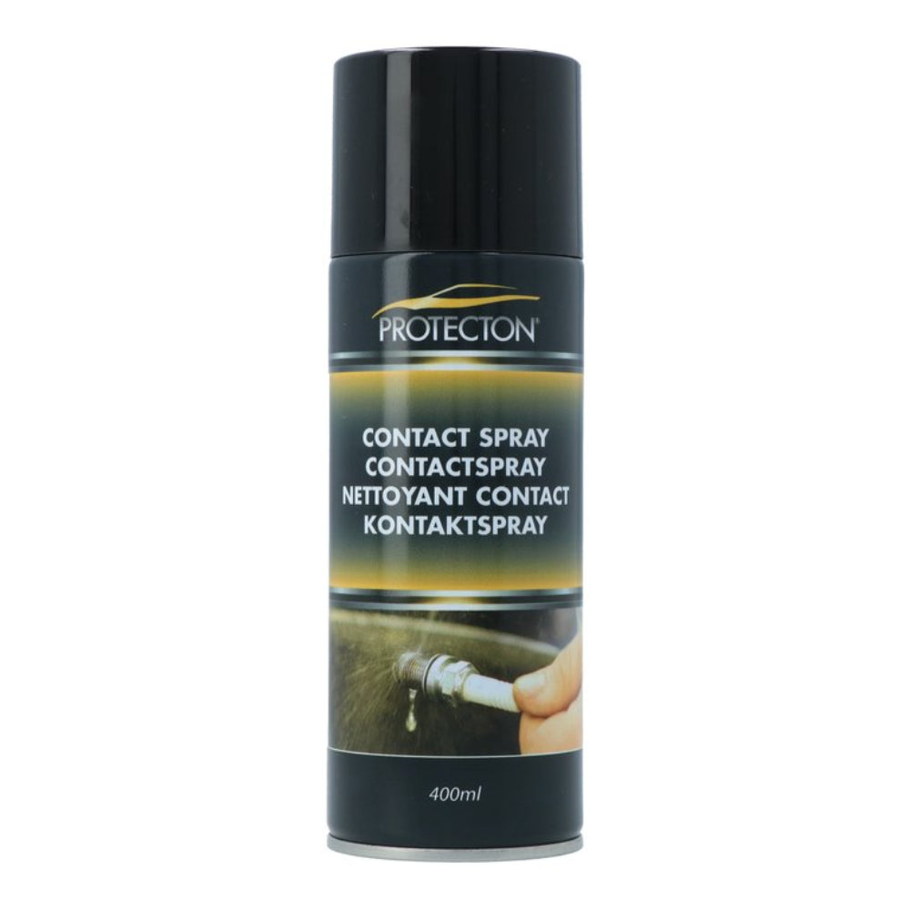 Protecton Kontaktspray 400ml in a spray can, ideal for cleaning electrical contacts.