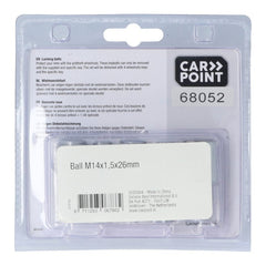 Tornillos antirrobo Carpoint M14x1,5x26 mm con asiento esférico D 