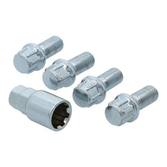 Tornillos antirrobo Carpoint M14x1,5x26 mm con asiento esférico D 