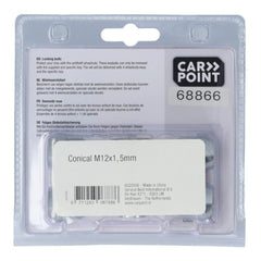 Tuercas de rueda antirrobo Carpoint M12x1,5 F bola 