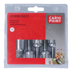 Tornillos antirrobo Carpoint M12x1,5x26 mm con asiento esférico C 