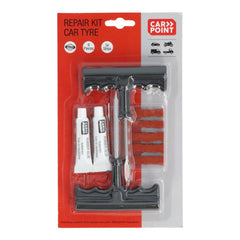 Kit de reparación de neumáticos Carpoint, 9 piezas 