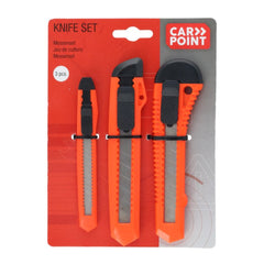 Juego de cuchillas Carpoint, 3 piezas 