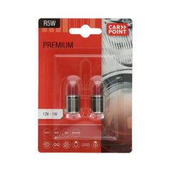 Bombillas Premium Carpoint para coche 12V R5W 2 unidades. 