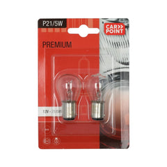 Bombillas Carpoint Premium para coche P21/5W, 2 unidades 