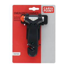 Martillo de emergencia Carpoint, negro 