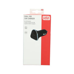 Carpoint cargador USB-A doble para coche 12/24V 2,5 A 