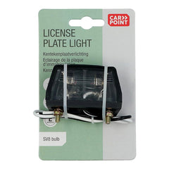 Luz de matrícula Carpoint 12V E11 72 mm 