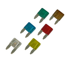 Fusibles mini planos Carpoint surtidos 7,5-30 A, 6 unidades 