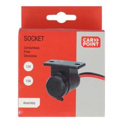 Carpoint enchufe de montaje unipolar 1x12/24V 