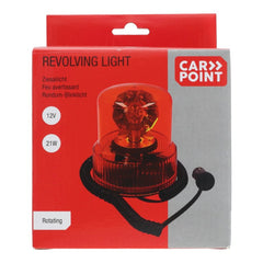 Intermitente LED rotativo 12V naranja magnético 