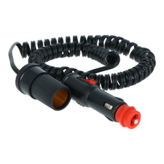 Cable alargador Carpoint 12 V de 250 cm y 5 A con interruptor de encendido/apagado 