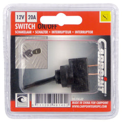 Interruptor basculante Carpoint de encendido/apagado, negro 