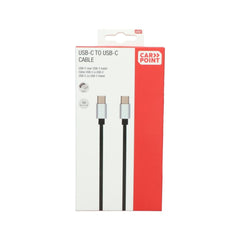 Cable USB-C a USB-C Carpoint, 1 metro 
