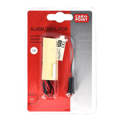 Simulador de alarma Carpoint de 12 voltios con LED 