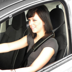 Carpoint Almohadilla para cinturón de seguridad Leatherlook 