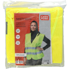 Pack combinado de chalecos de seguridad Carpoint: 2 x Small + 2 x Extra Large 