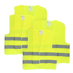 Pack combinado de chalecos de seguridad Carpoint: 2 x Small + 2 x Extra Large 
