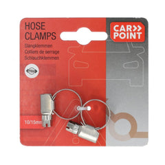 Abrazaderas de manguera Carpoint Ø 10 mm – 15 mm 