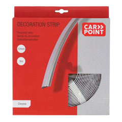 Moldura decorativa cromada Carpoint 12 mm / 8 metros 
