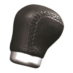 Pomo de cambio Carpoint en cuero negro 