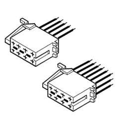 Cable adaptador ISO Carpoint (macho) para radio: alimentación y altavoces 