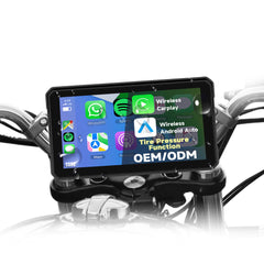 Pantalla GPS para moto con Apple CarPlay y Android Auto inalámbricos 