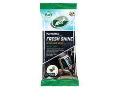 Turtle Wax Fresh Shine Spring Fresh Wipes – Cockpitservietter 24 stk.