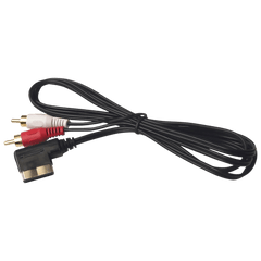 AMI til RCA-han adapterkabel – 1,2 meter (rød og hvid) med AMI-stik og to RCA-han stik.