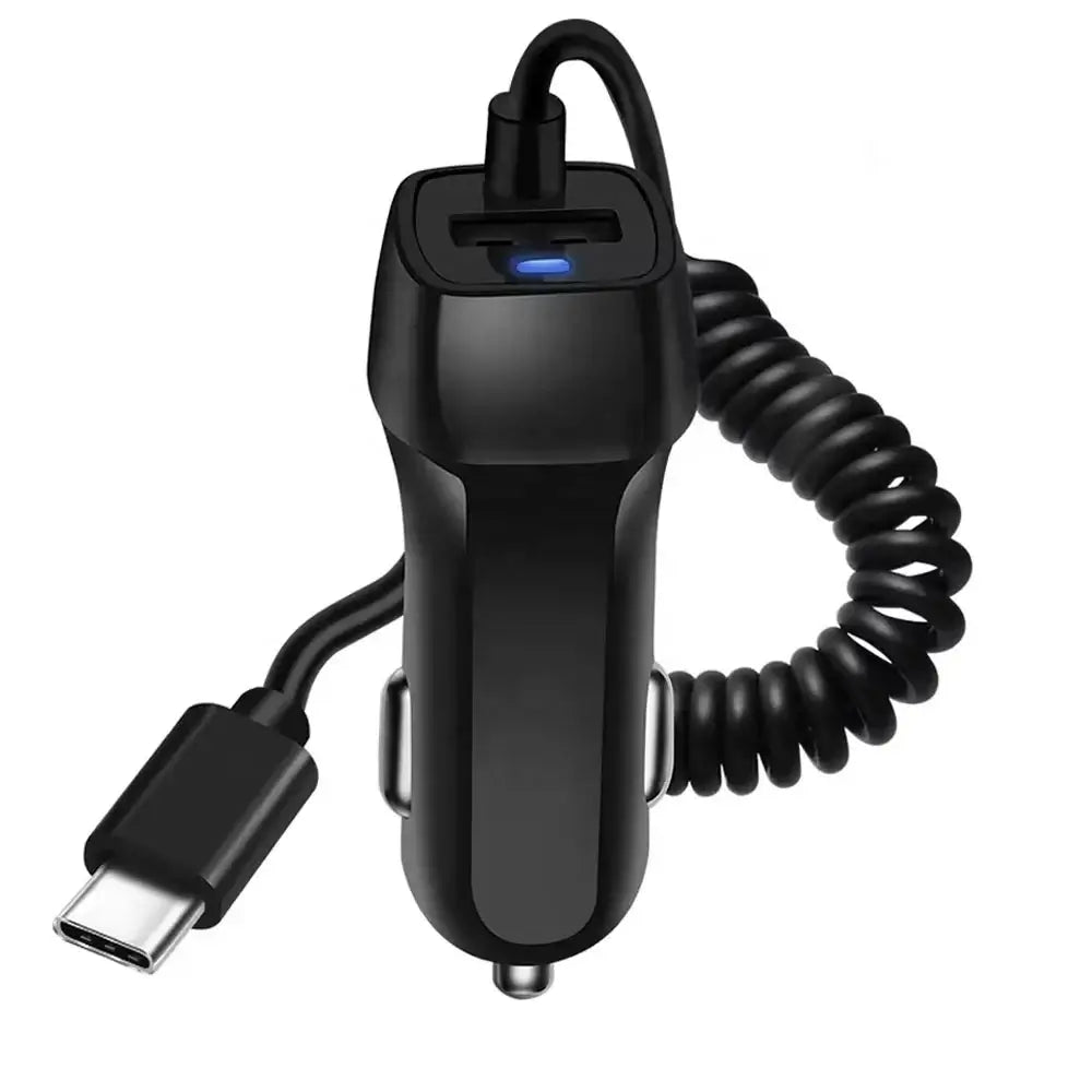Cargador USB para coche 12V/24V – cargador rápido para móviles y tablets 