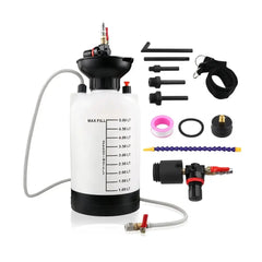 Llenador de aceite de 5L y extractor de líquidos con bomba – para aceite de transmisión, aceite de motor y otros fluidos 