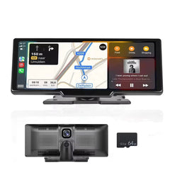 Pantalla Apple CarPlay de 9,3" con dashcam integrada y tarjeta SD de 64 GB 
