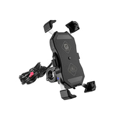 Soporte de móvil para moto con carga inalámbrica de 15W 