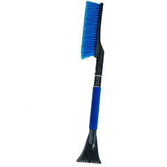 Rascador de hielo azul con cepillo para nieve para coche – 82 cm 