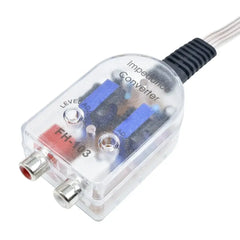 Convertidor High to Low de 2 canales – adaptador de salida RCA para radio de coche 
