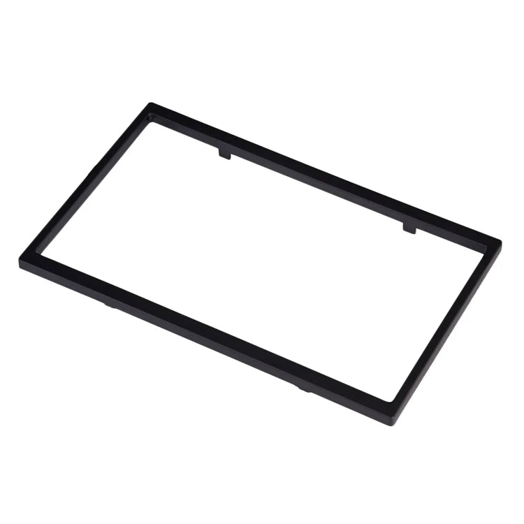 Marco de montaje 2 DIN para radio de coche – Marco universal negro 188 x 166 mm 
