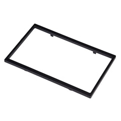 Marco de montaje 2 DIN para radio de coche – Marco universal negro 188 x 166 mm 