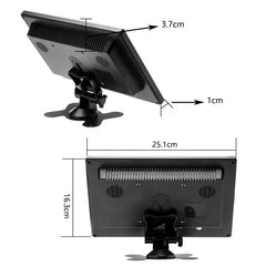 Monitor HD LCD de 10,1" – mini pantalla para coche, TV y ordenador 