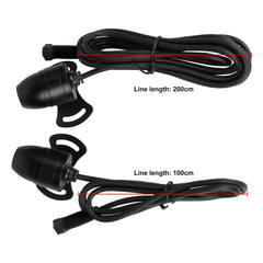 Juego de cámara para moto AHD 1080P – cámara frontal y cámara trasera con visión nocturna 