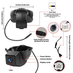 Dashcam oculta 4K para Honda Civic 2017-2020 – Plug & Play 