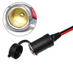 Cable alargador de encendedor de 4 metros 12V/24V – cable de alimentación para coche con fusible de 15A 