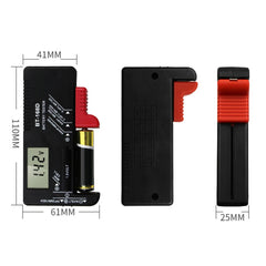 Comprobador de batería para coche – tester de batería y sistema de carga 12V 